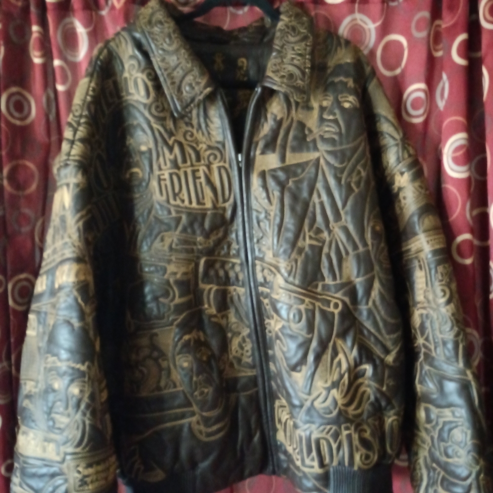 Al Wissam Leather Scarface Jacket
